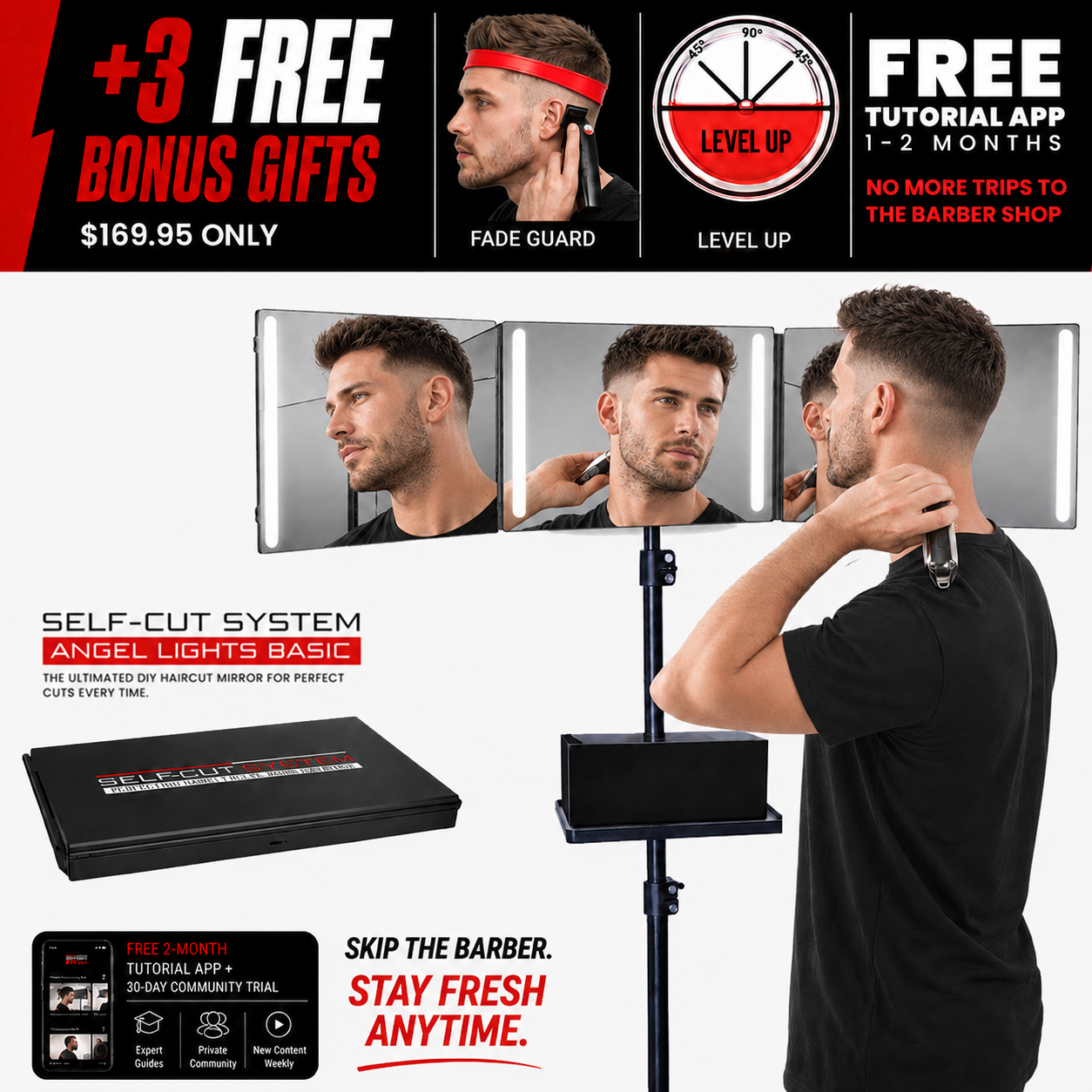 Self-Cut System Angel Lights Basic – DIY Grooming Kit